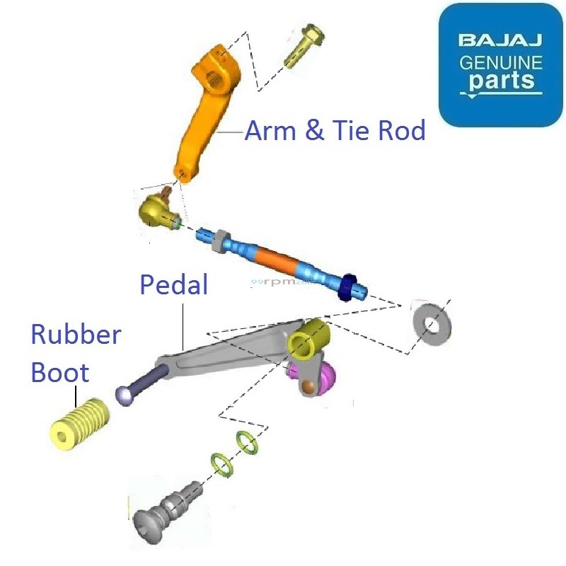 Dominar 400 (Touring, 202123) Gear Shift Pedal