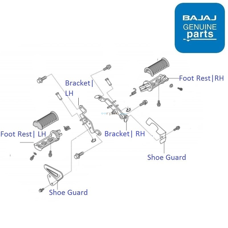 Bajaj Avenger 180 DTSi Front Foot Rest