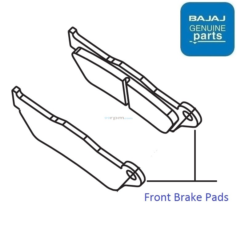 bajaj pulsar 150 brake pad price