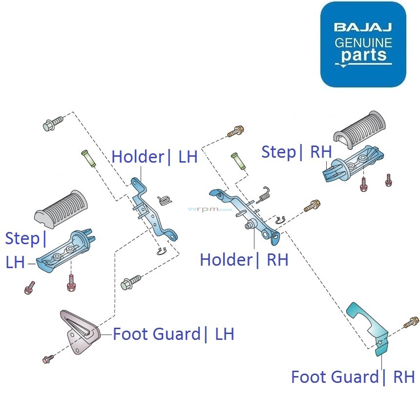 Bajaj Avenger 150 Street Front Footrest