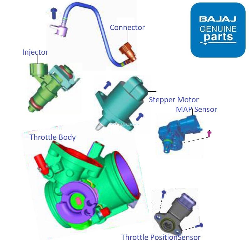 Bajaj Dominar 400 Throttle Body & Fuel Injection System