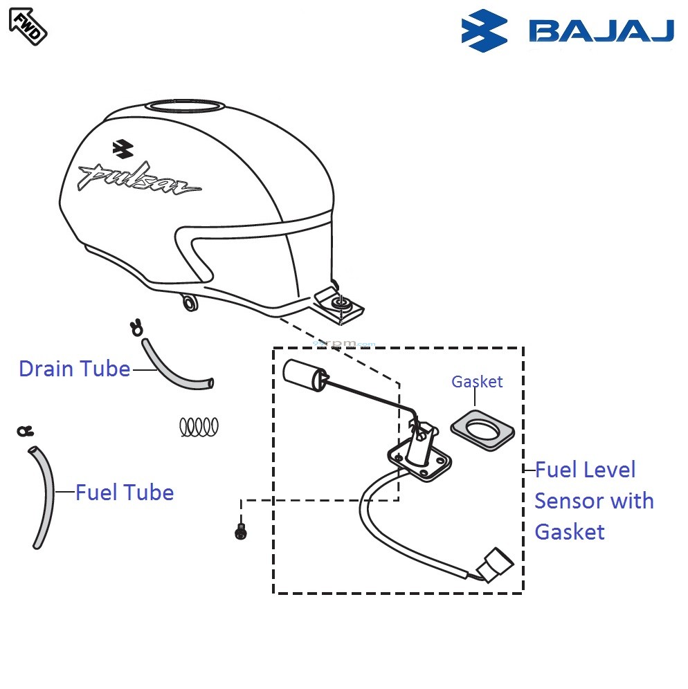 Bajaj Pulsar 220S DTSi Fuel Level Sensor