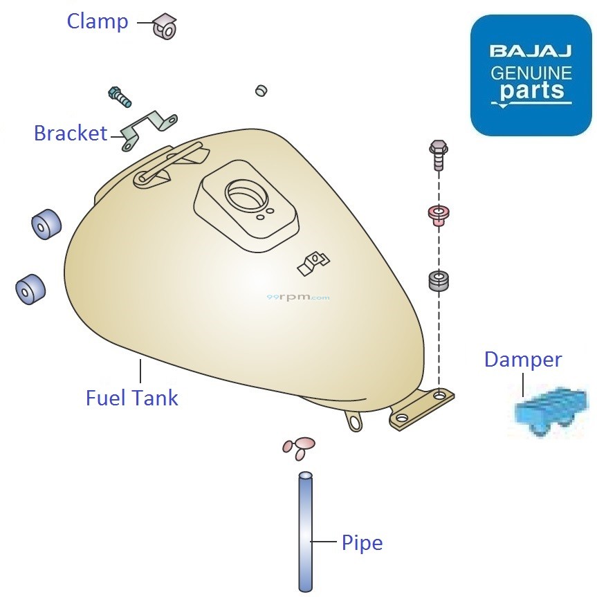 Bajaj Avenger 150 Street Fuel Tank