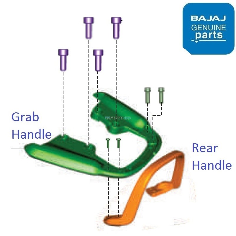 bajaj v15 handle price