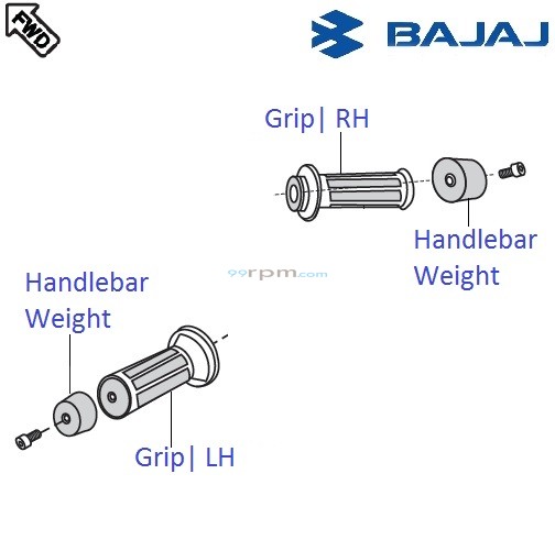 bike handle grip for pulsar 150