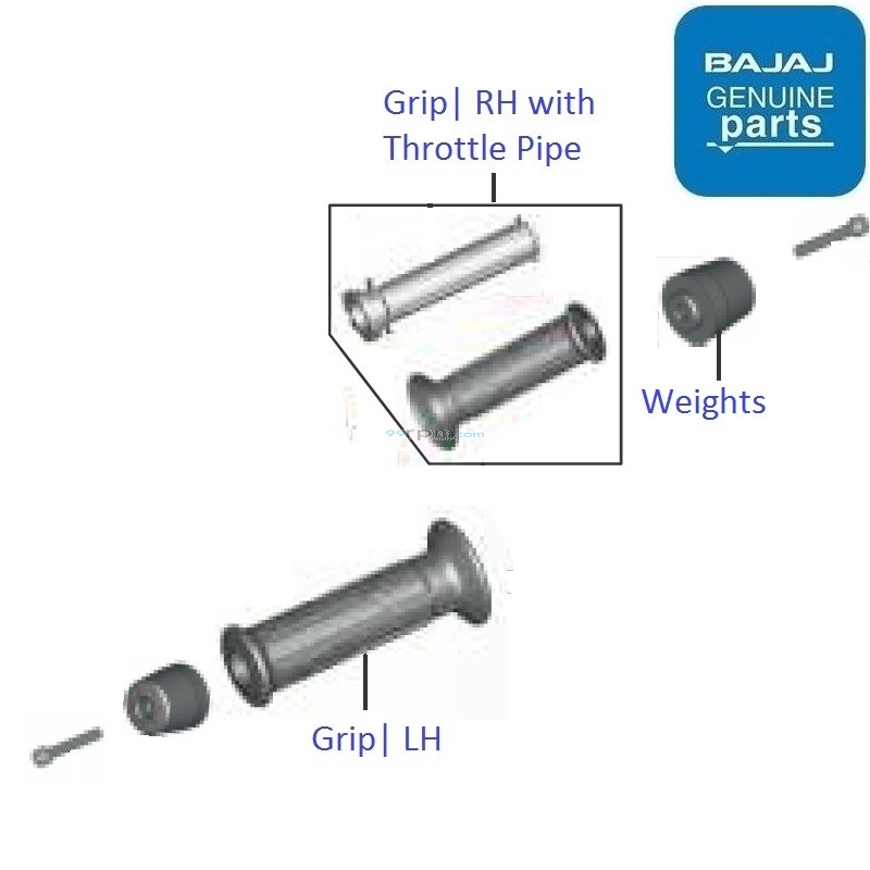 pulsar 200 ns handle grip