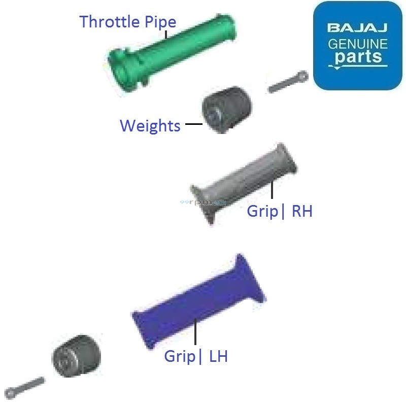 pulsar 200 ns handle grip