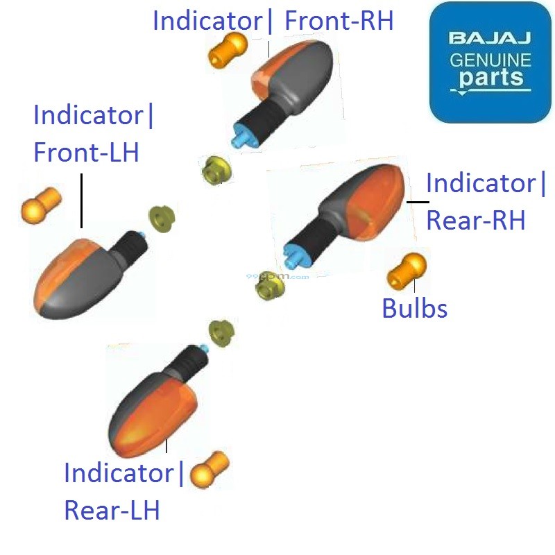 Pulsar 180F BS6(202021) Side Indicator