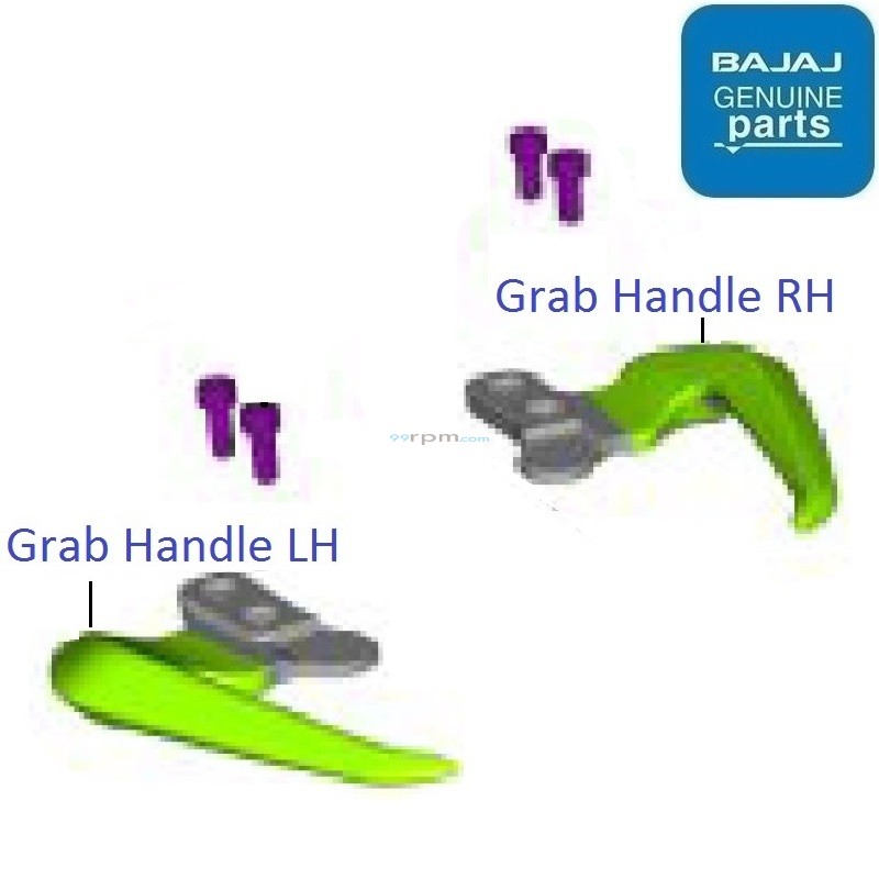 Bajaj Pulsar N250 (Twin Channel ABS, 202123) Rear Seat Grab Handle