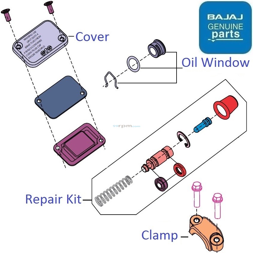 Bajaj Pulsar N250 (Twin Channel ABS, 202123) Front Brake Master