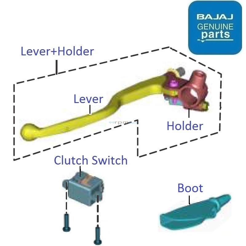 Bajaj Pulsar NS200 (USD Fork, 2023) Clutch Lever