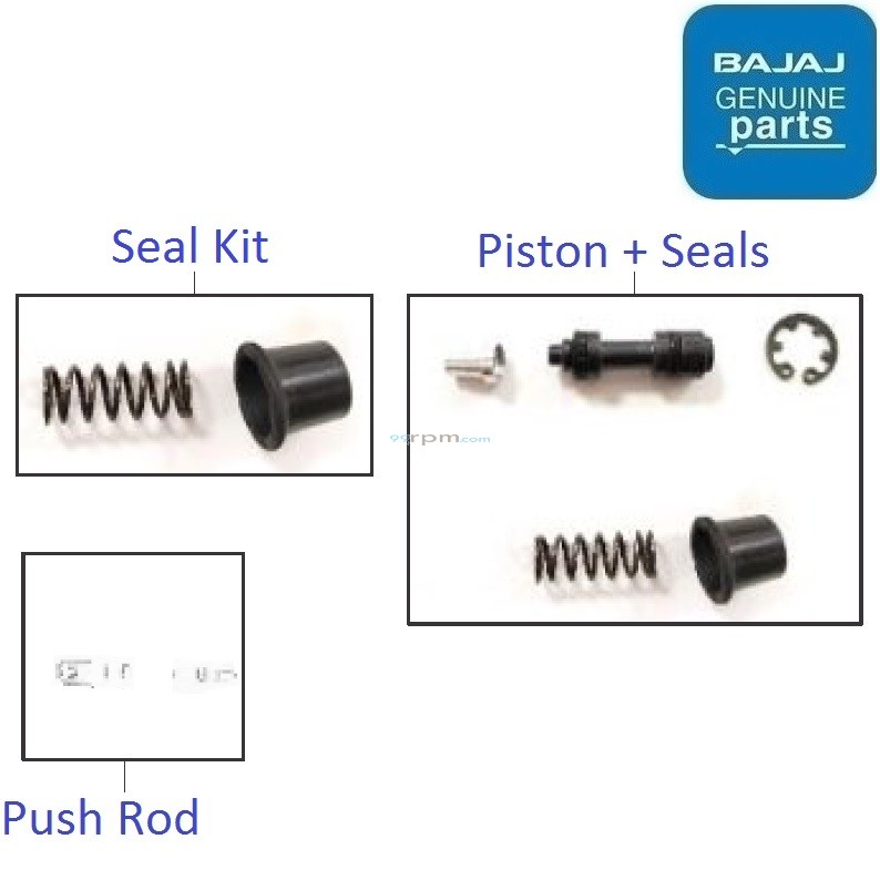 Bajaj Pulsar NS200 (USD Fork, 2023) Rear Brake Master Cylinder Components