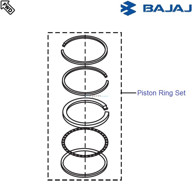Bajaj Avenger 220 Piston Ring Set