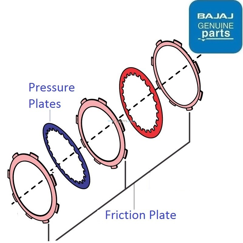 bajaj platina 125 clutch plate price