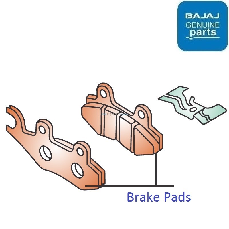 Bajaj Pulsar 125 Single Seat (BS6, 202021) Front Brake Pads (Disc