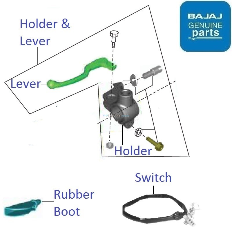 Bajaj Pulsar 125 Single Seat (BS6, 202021) Clutch Lever