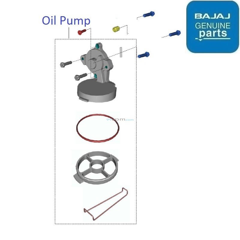 Bajaj Pulsar 125 Single Seat (BS6, 202021) Oil Pump