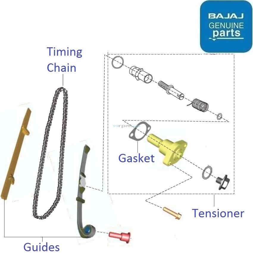 Bajaj Pulsar 125 Single Seat (BS6, 202021) Timing Chain