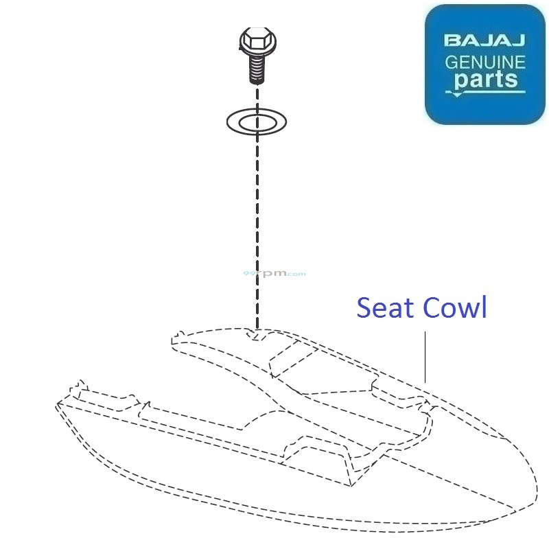 pulsar 135 seat cover