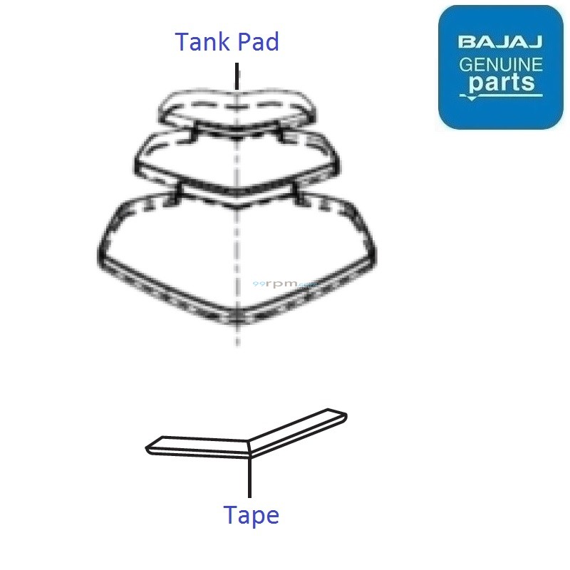 bajaj pulsar petrol tank lock price