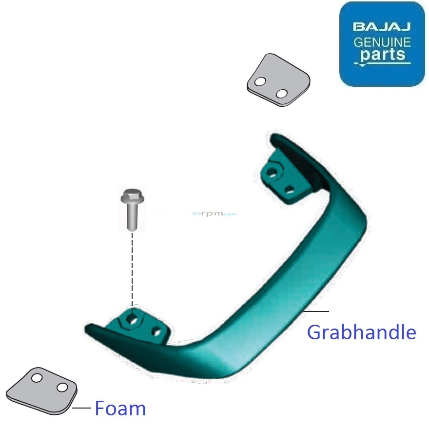 Bajaj Pulsar 150 BS4 Rear Seat Grab Handle