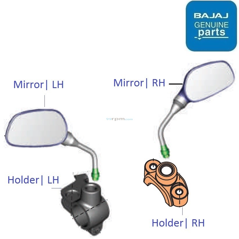 Bajaj Pulsar 150 BS4 Side Mirror