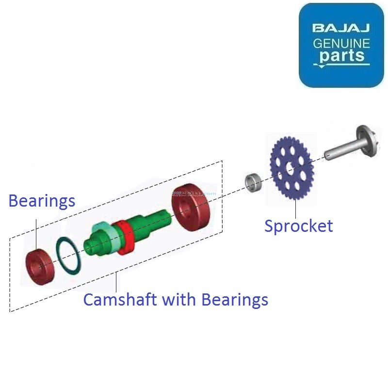 Bajaj Pulsar 150 Twin Disc UG5 BS4 Camshaft
