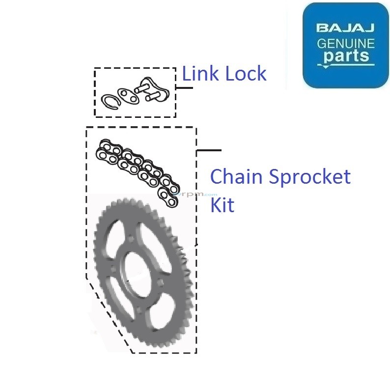 Bajaj Pulsar 150 Twin Disc UG5 BS4 Chain Sprocket Kit