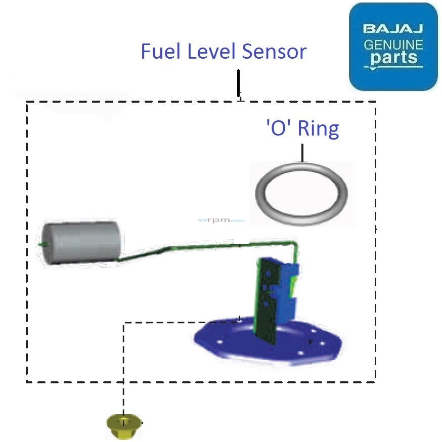Bajaj Pulsar 150 Twin Disc UG5 BS4 Fuel Level Sensor