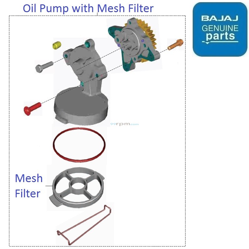 Bajaj Pulsar 150 Twin Disc UG5 BS4 Oil Pump