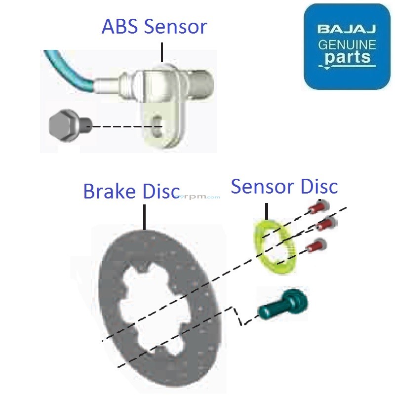 Bajaj Pulsar 150 Twin Disc UG5 BS4 Rear Brake Disc