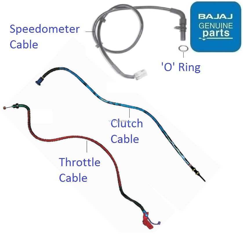 Bajaj Pulsar 150 Twin Disc UG5 BS4 Control Cables