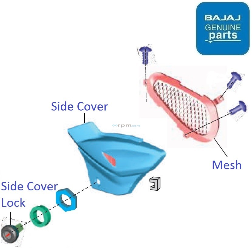 pulsar 180 engine cover