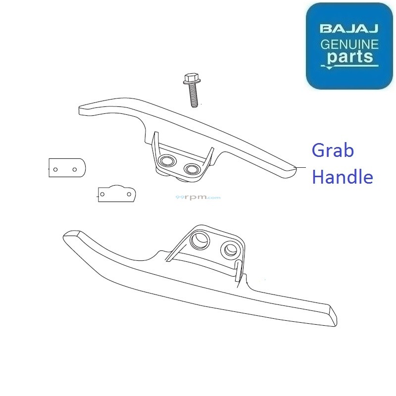 bajaj v15 grab handle