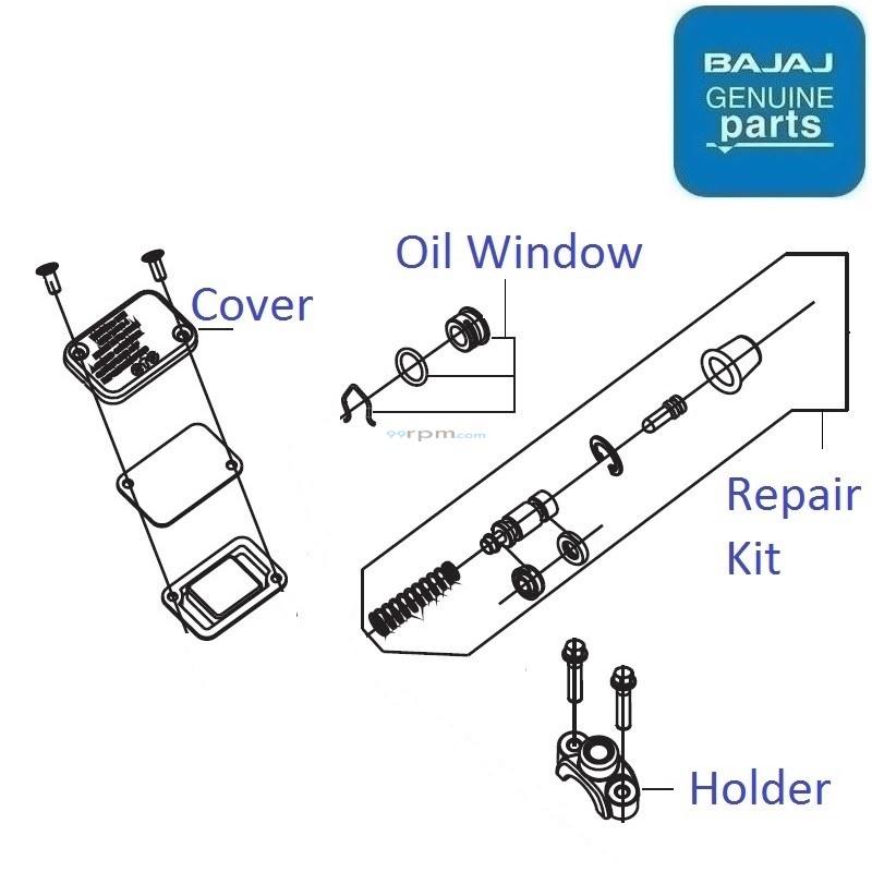 Pulsar 180 UG4 BS3 (200916) Front Brake Master Cylinder Components