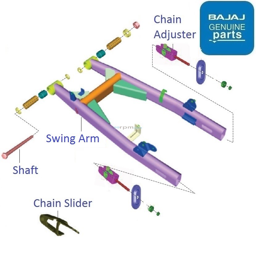 Pulsar 180F BS6(202021) Swing Arm