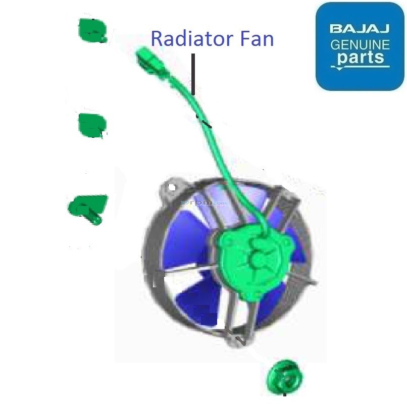 Bajaj Pulsar NS200 (BS6, 20202023) Radiator Fan