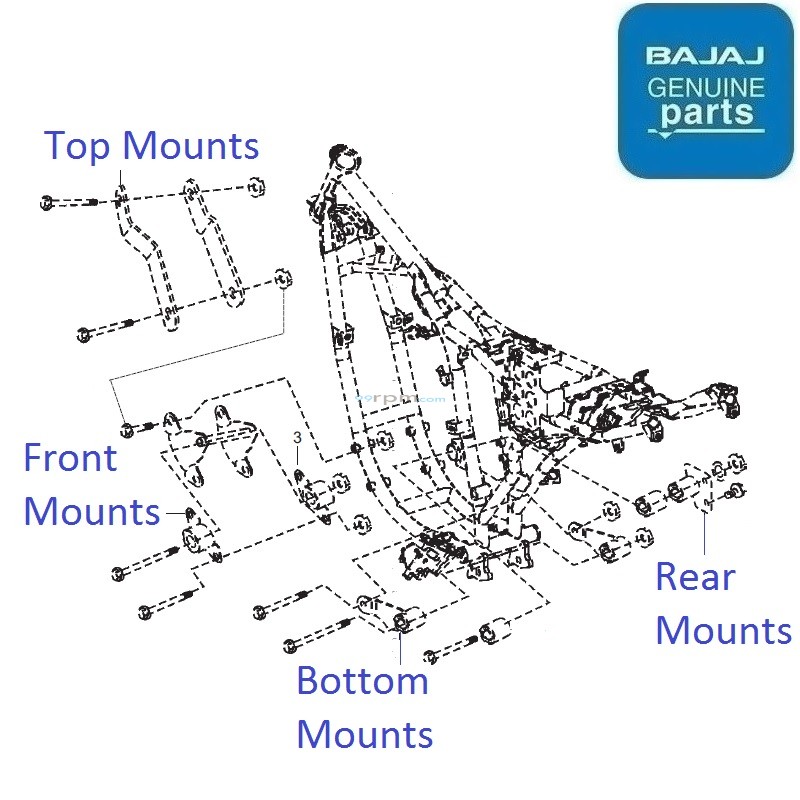 Bajaj Pulsar 200 (20072009) Swing Arm
