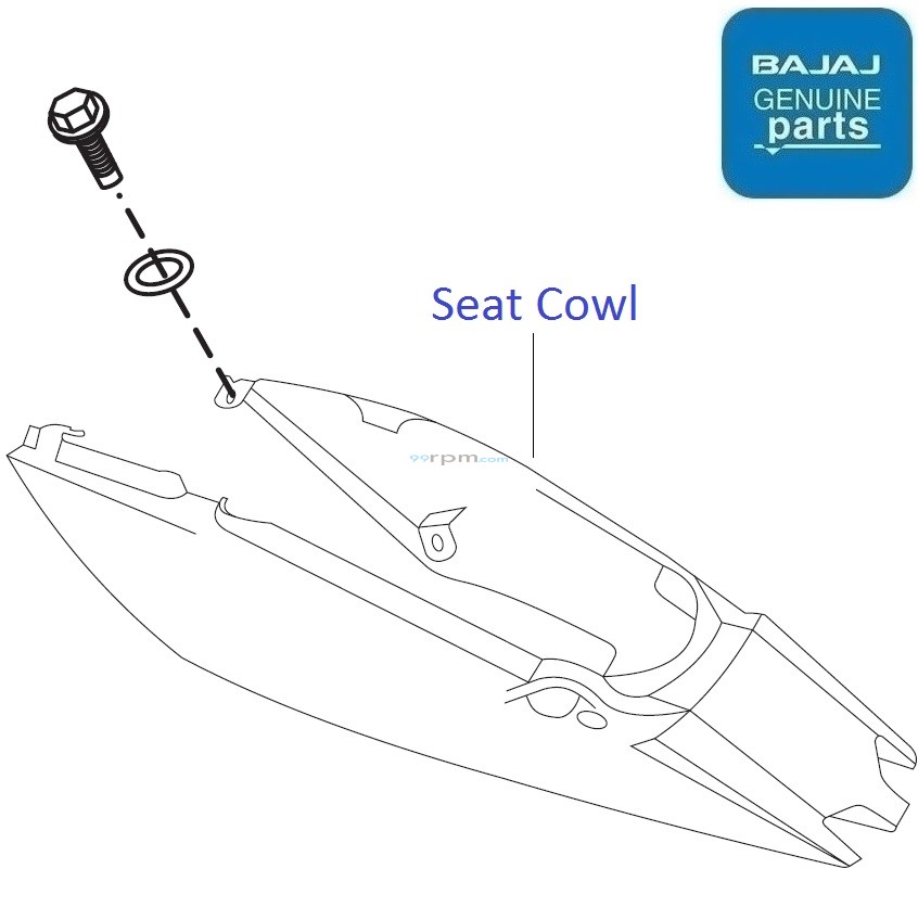 Bajaj Pulsar 200 (20072009) Seat Cowl