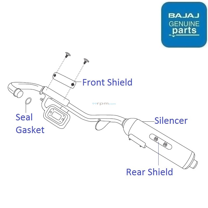 pulsar 150 dtsi silencer price