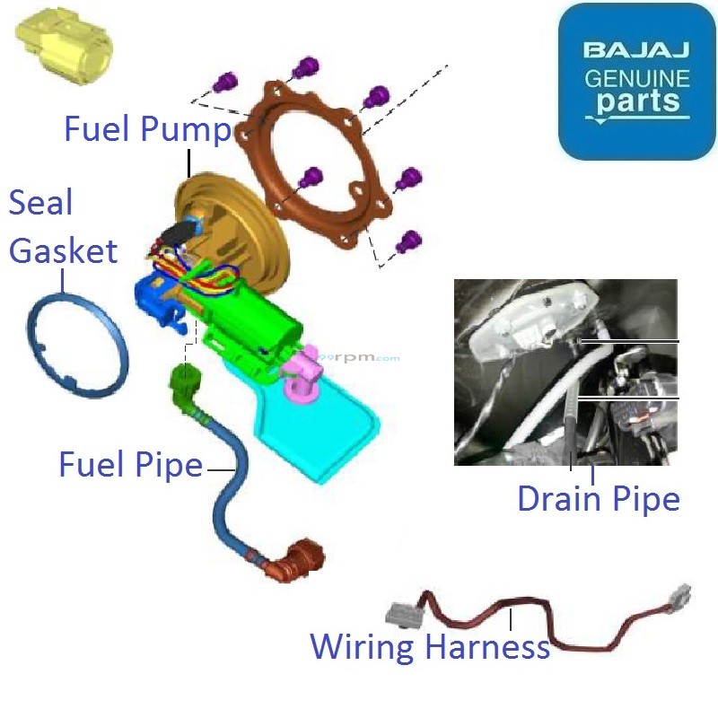 Bajaj Pulsar 220F (BS6, 2020) Fuel Pump