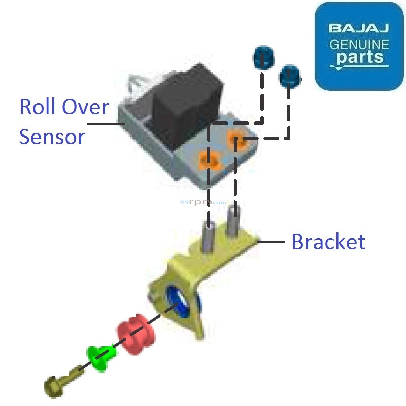 Bajaj Pulsar 220F (BS6, 2020) Roll Over Sensor