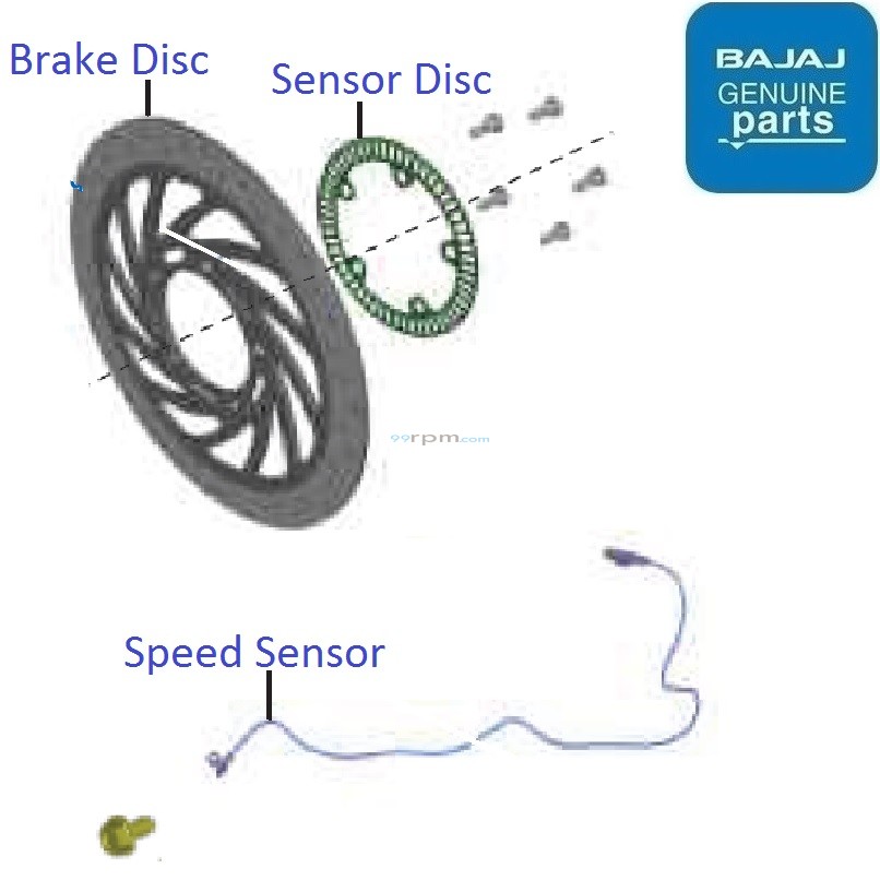 Bajaj Pulsar N160 (Single ABS, 202223) Front Brake Disc