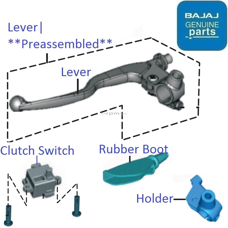 Bajaj Pulsar NS125 (202122) Clutch Lever