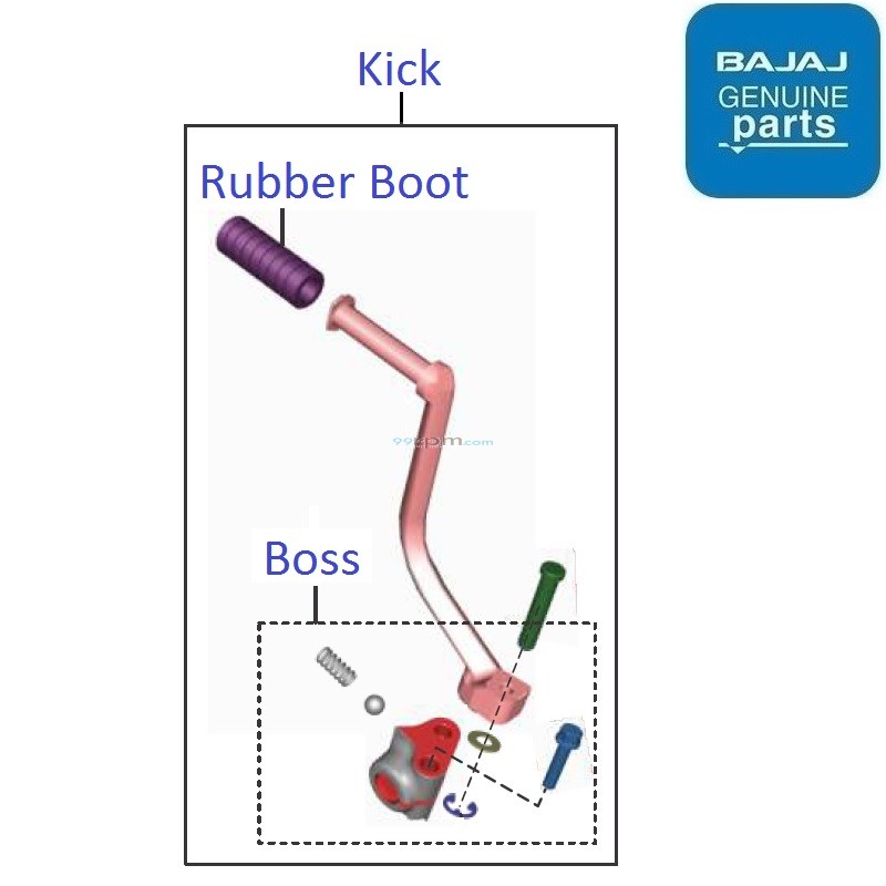 Bajaj Pulsar NS125 (202122) Kick Lever