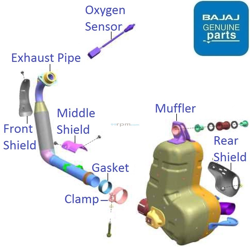 exhaust for pulsar 150
