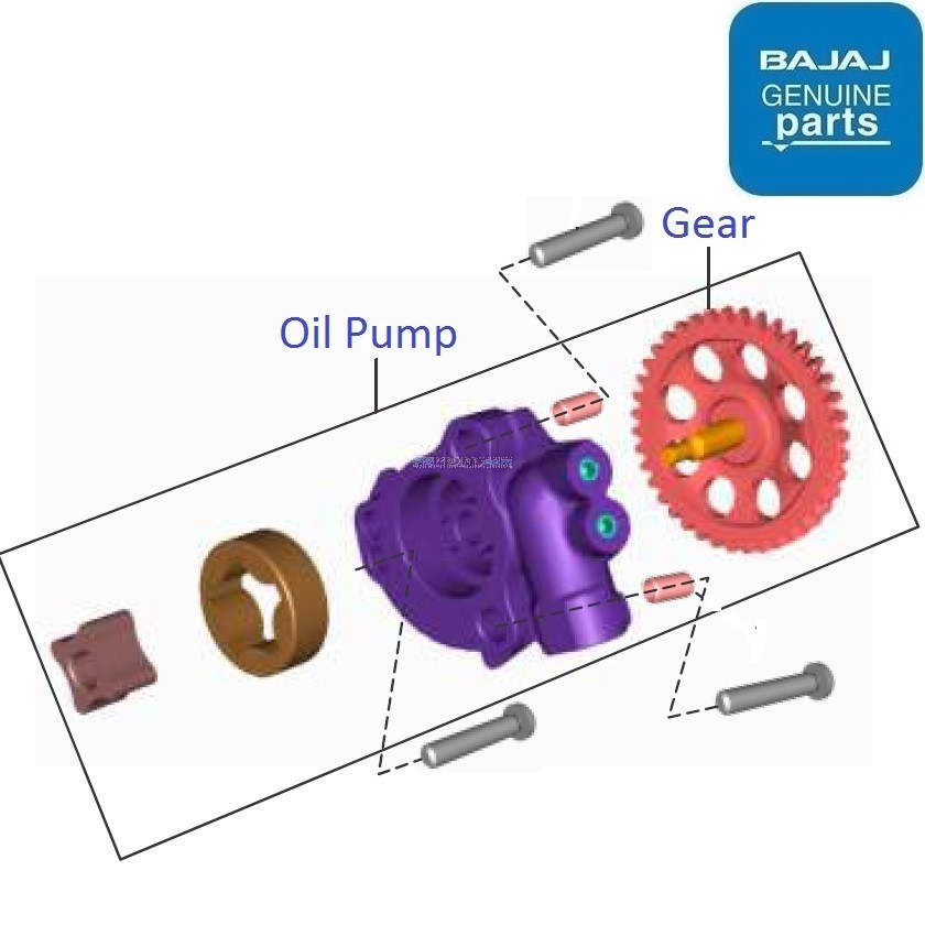 Bajaj Pulsar NS160 Twin Disc(201820) Oil Pump