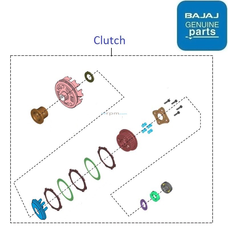 Bajaj Pulsar NS200 (BS6, FebOct 2020) Clutch