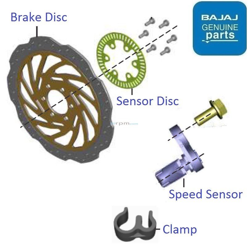 Bajaj Pulsar NS200 (BS6, FebOct 2020) Front Brake Disc