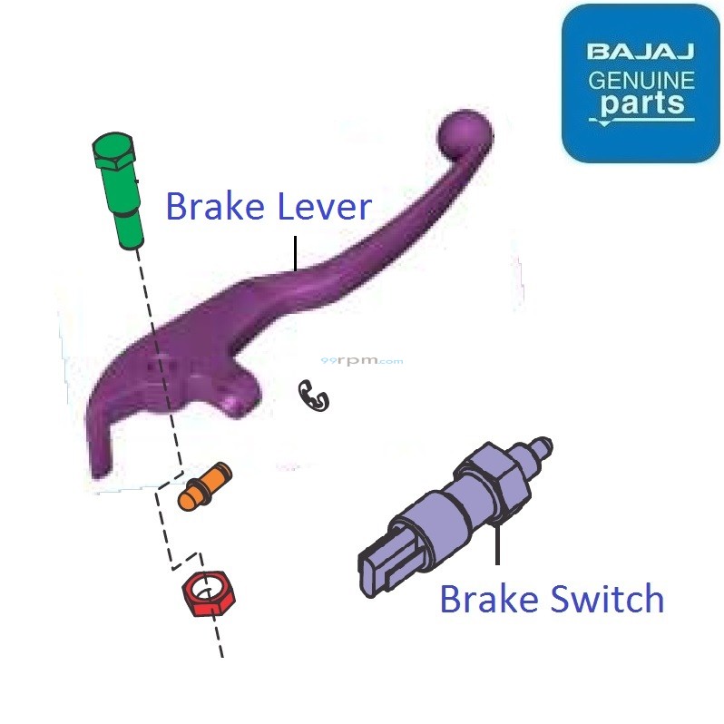 Bajaj Pulsar NS200 (BS6, FebOct 2020) Front Brake Lever